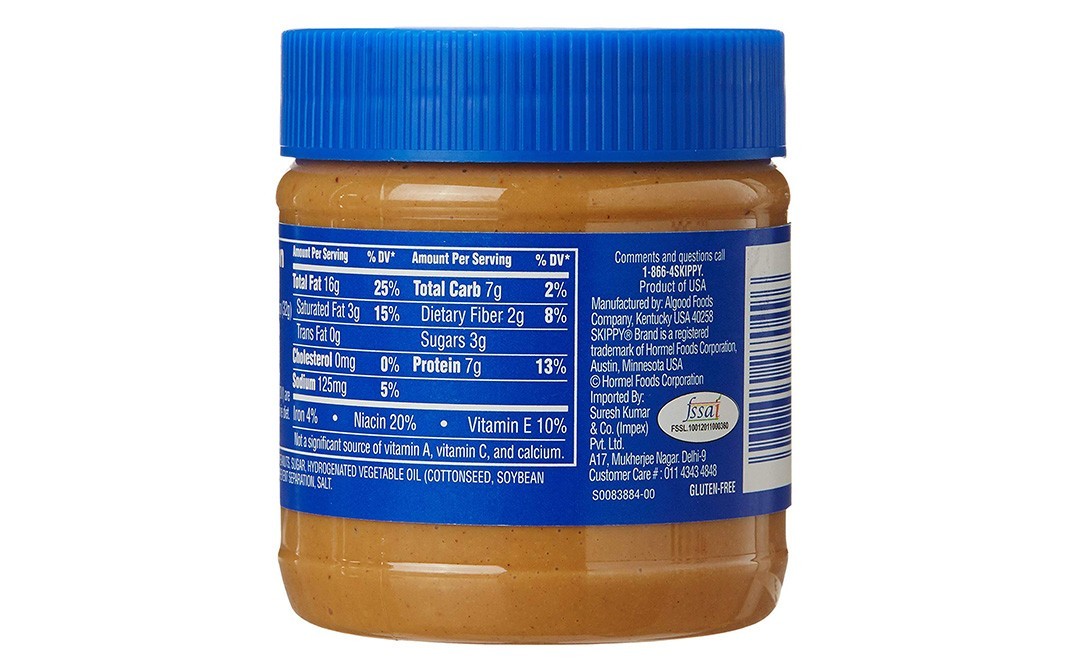 Skippy Extra Crunchy Super Chunk Peanut Butter    Plastic Jar  340 grams